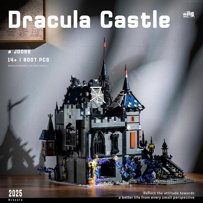Haunted House Building Set Halloween Castle Architecture Blocks 3007Piece Horror Modular Building Kit for Adults &amp Teens for Men &amp Women