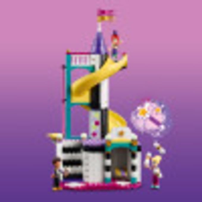 LEGO Friends Magical Ferris Wheel and Slide 41689 Building Kit for Kids Theme Park with 3 Mini-Dolls New 2021 (545 Pieces)
