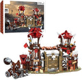 Medieval Bonefire Gate Building Bricks SetMiddle Building Set House Building Block Toy Living Room DecorationsCollectible Display Set for Adults1279pcs