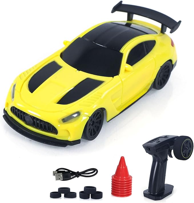 TOUCAN RC HOBBY RTR 4310 1/43 Remote Control Drift Car 4WD RC Racing Vehicles Radio Battery Light Effects No Sounds Mini Car Model Gift for Ages 14+