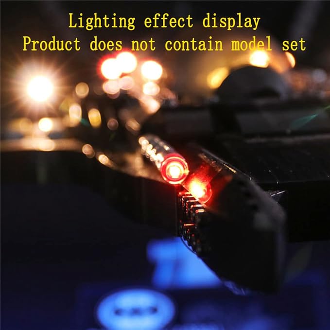 LED Light Kit Compatible with Lego 1989 Batwing - Lighting Set for 76161 Building Model (Model Set Not Included)