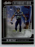 2019 Absolute NFL Introductions #7 DK Metcalf Seattle Seahawks Official Panini Football RC Rookie Card from Retail Packs