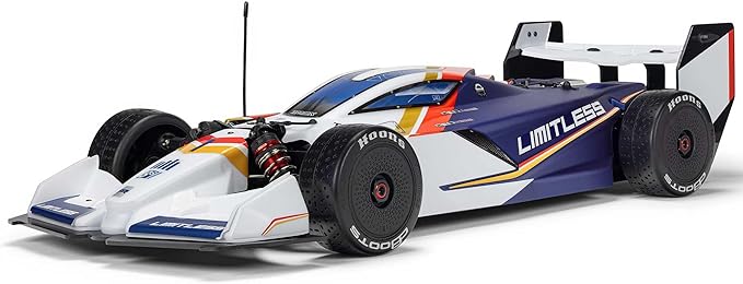 ARRMA RC Race Car 1/7 Limitless 120 8S BLX Speed Machine RTR w AVC White/Blue ARA7816T2