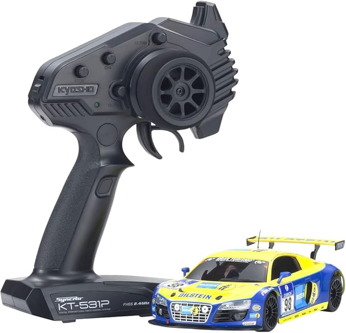 Kyosho 32371BT Mini-Z Readyset RWD MR04 Audi R8 LMS Phoenix Racing NBR 2010#98
