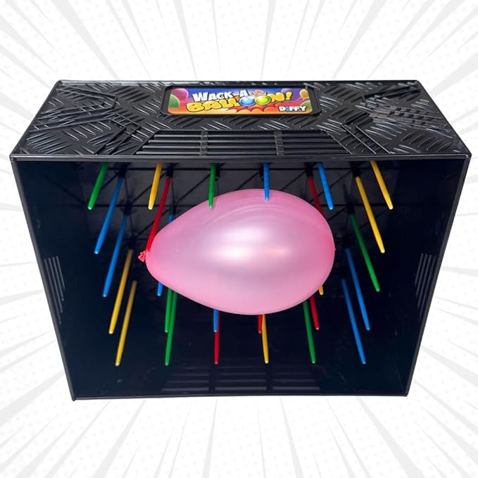 Wack A Balloon Party Edition Pop Game for Kids and Adults Interactive Balloon Popping Party Gift for Game Night Family Fun and Classrooms Ages 4+