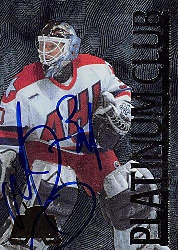 Sports Memorabilia Autograph Warehouse 245520 Manny Legace Autographed Hockey Card - Minor League Rookie FT 1996 Collectors Edge Platinum Club - No. 3