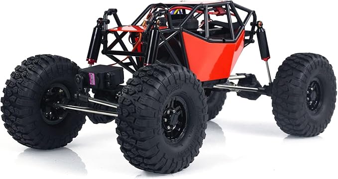 RTR RC 1/10 8504R Off-Road Car 4 * 4 Remote Control Rock Crawler Electric Truck Top Speed 35 km/h 15KG Servo Metal Shock Absorber 2500mAh Lipo Hobby Model for Adult