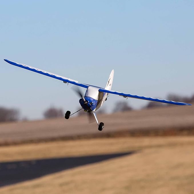 HobbyZone RC Airplane Sport Cub S 2 615mm RTF Everything Needed to Fly is Included/Safe Technology HBZ444000White/Blue