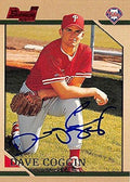 Sports Memorabilia Autograph Warehouse 244745 Dave Coggin Autographed Baseball Card - Philadelphia Phillies FT 1996 Bowman 1st - No. 298 Rookie