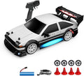 1:24 Scale RC Drift Car 30KM/H 4WD 2.4GHz Remote Control Cars with LED Light Racing and 4 Drifting Wheels High Speed RC Racing Cars Perfect Toy Gift for Teen Adults