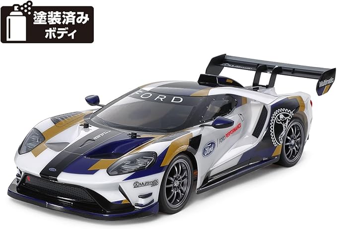 TAMIYA 58689 1:10 Ford GT Mk.II 2020 (TT-02) Remote Controlled Car RC Vehicle Making Assembly Kit Model Unisex AdultMulticoloured