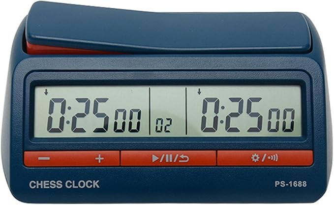 Chess Clock Advanced Digital Chess &amp Portable Game Timer for Portable Timer for Board Games and Delayed Countdown Function