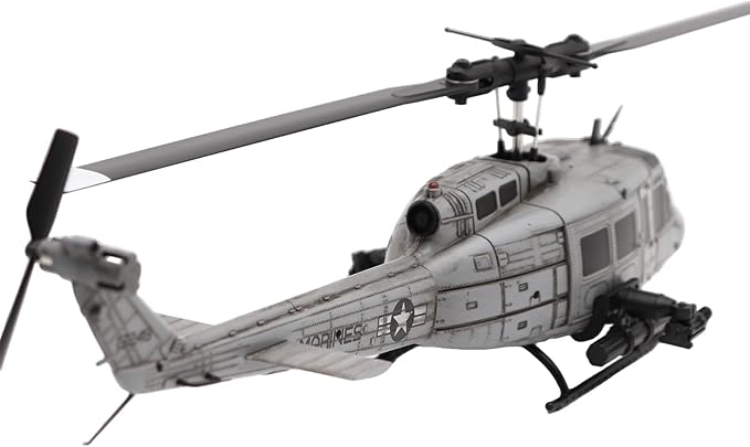 RC ERA C032 UH-1 Huey RC Helicopter 1:48 Scale 6-Axis Gyro 6CH Brushless Flybarless Stabilized Aircraft 3D Inverted Flight Optical Flow Positioning for Adults Hobbyists