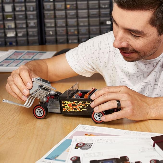 Mega Construx Hot Wheels Street Rodder Construction Set Building Toys for Kids