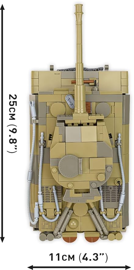 COBI The Tank Museum Historical Collection WWII Panzer VI Tiger I no. 131 Tank Building Set 898 Pieces