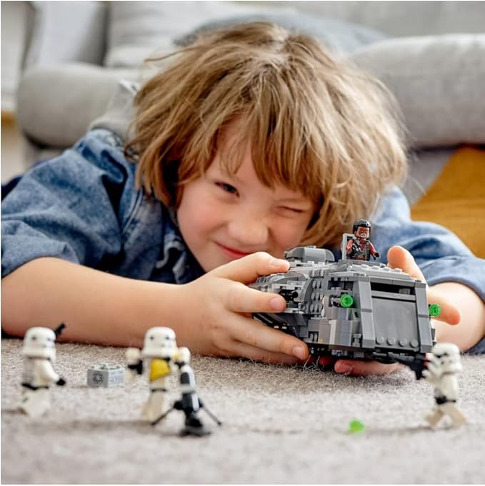 LEGO Star Wars Galactic Adventures 66708 3-in-1 Building Toy Gift Set: The Mandalorian Trouble on Tatoonie and Imperial Armored Marauder and Clone Wars Duel on Mandalore