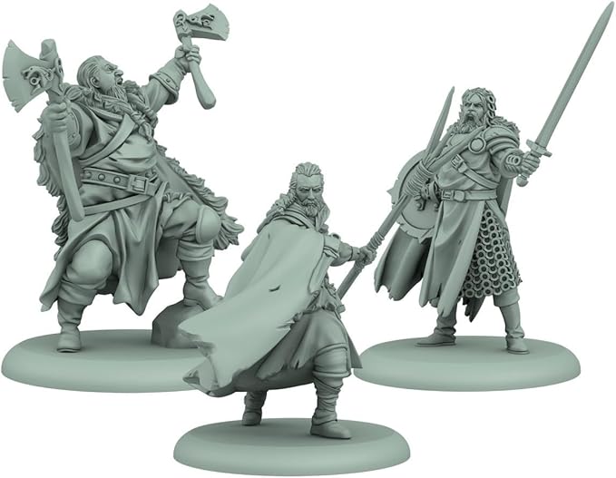 A Song of Ice and Fire Tabletop Miniatures Game Stark Unit Attachments Box I - Enhance Your Stark Units! Strategy Game for Adults Ages 14+ 2+ Players 45-60 Minute Playtime Made by CMON