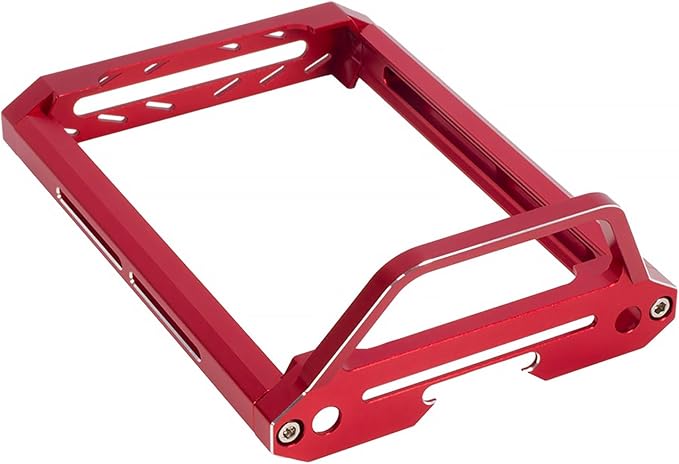 Aluminum Alloy RC Remote Radio Controller Bracket Holder Transmitter Protector Frame for Flysky Noble NB4 Pro NB4 Lite NB4 Protect Support (Red)