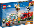 LEGO City Burger Bar Fire Rescue 60214 Building Kit (327 Pieces)