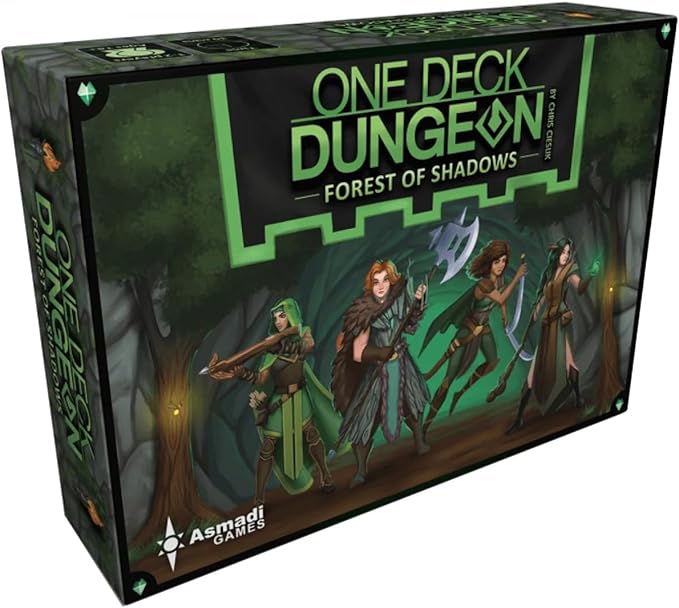 Asmadi Games One Deck Dungeon: Forest of Shadows Board Games  Green