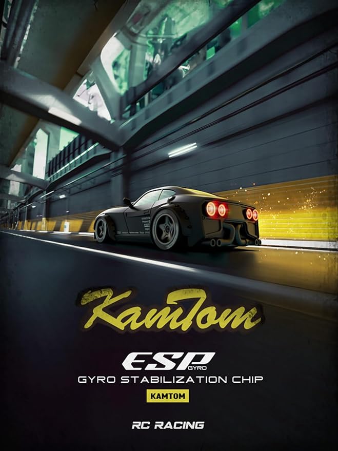 KM3299 Remote Control Car RC Drift Car 4WD RC Cars Vehicle with ESP Gyro LED Headlights Drift Wheel 1:32 High Speed Racing RC Vehicle Gifts - Black+Red