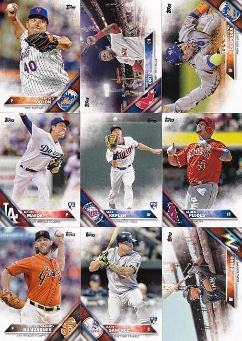2016 Topps Baseball EXCLUSIVE MASSIVE 706 Card MIKE TROUT Stamp RELIC Complete Factory Set with 5 ROOKIE VARIATION Cards including 2Corey Seager RC's! Includes all Cards from Series 1&amp2!