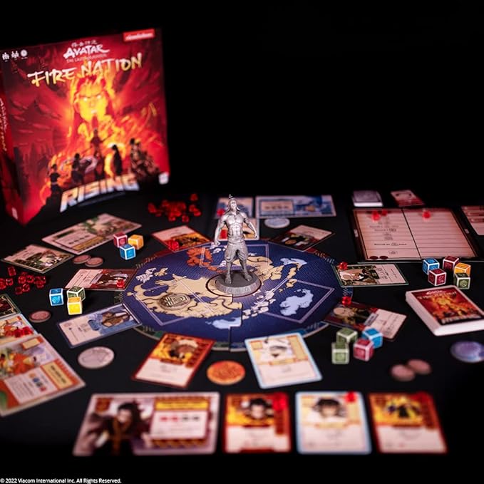 Avatar The Last Airbender: Fire Nation Rising | Cooperative Board Game | Featuring Aang Katara Sokka Toph Zuko and Lord Ozai | Officially-Licensed Avatar Merchandise