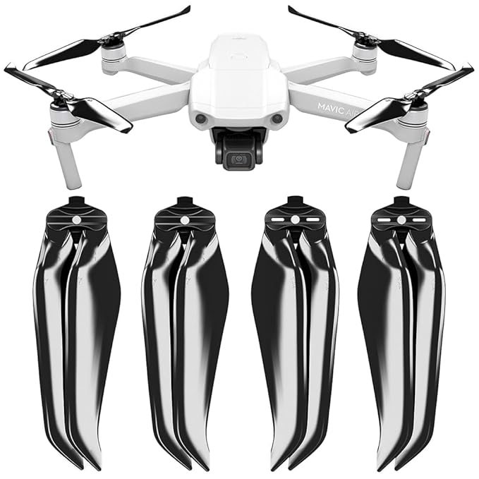 Master Airscrew Stealth Propellers for DJI Mavic Air 2 - Black 4 pcs
