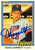 Sports Memorabilia Autograph Warehouse 245152 Doug Corbett Autographed Baseball Card - Minnesota Twins 1981 Donruss - No. 546