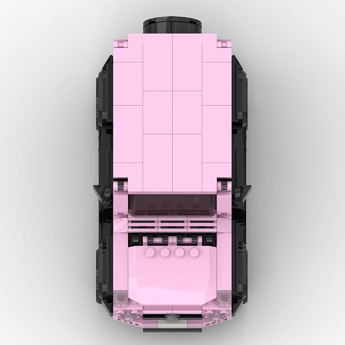 Custom Building Block Set G-Class SUV Model Pink DIY Construction Toy