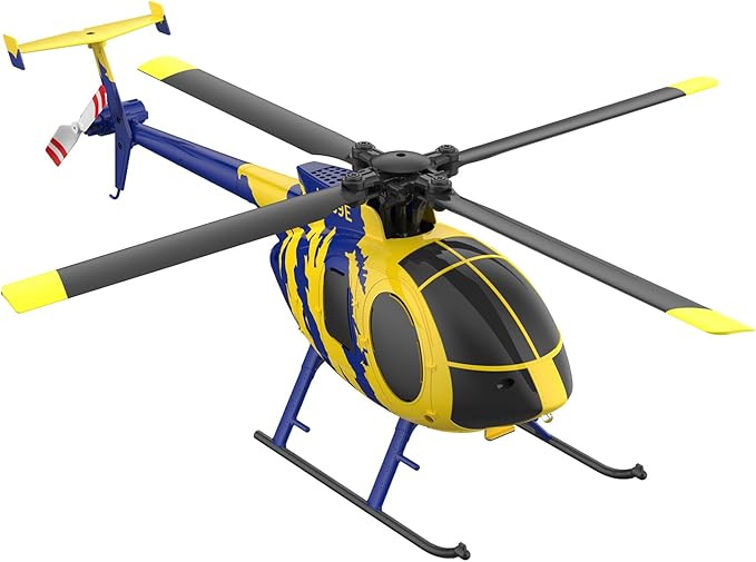 RC ERA C184 MD500 RC Helicopter for Beginners Gyro &amp Optical Sensor Stabilized Easy to Fly 2.4GHz 4CH Flybarless RTF Remote Control Helicopter