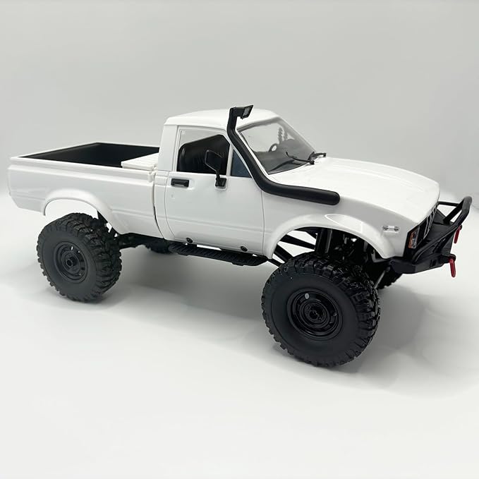 WPL C24-1 RC Rock Crawler 4x4 RC Truck Off Road 1/16 RC Crawler Remote Control Truck Pickup RTR All Terrain 2.4 GHz with Proportional Throttle Steering Independent Suspension for Adults