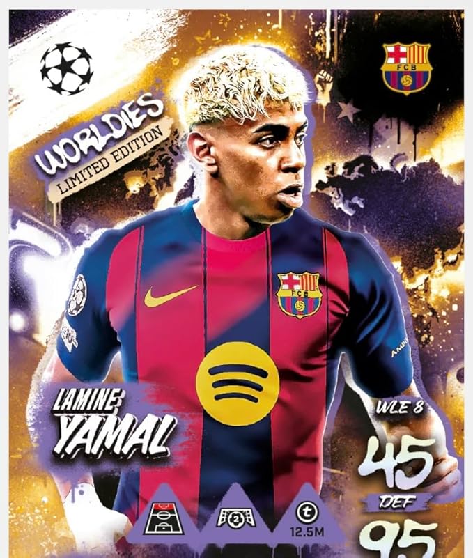 Match Attax 25/2026 New UCL Starter Pack + Limited Edition 2026 Soccer Cards + Bundle with Hassentials Sticker MA Cards