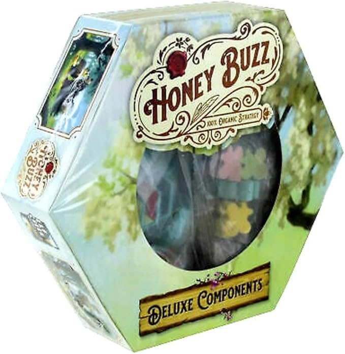 Honey Buzz Deluxe Component Pack – Premium Upgrade Kit for Honey Buzz Board Game | Enhanced Tokens Components &amp Table Presence (Ages 10+ 1–4 Players 45–90 Minutes)