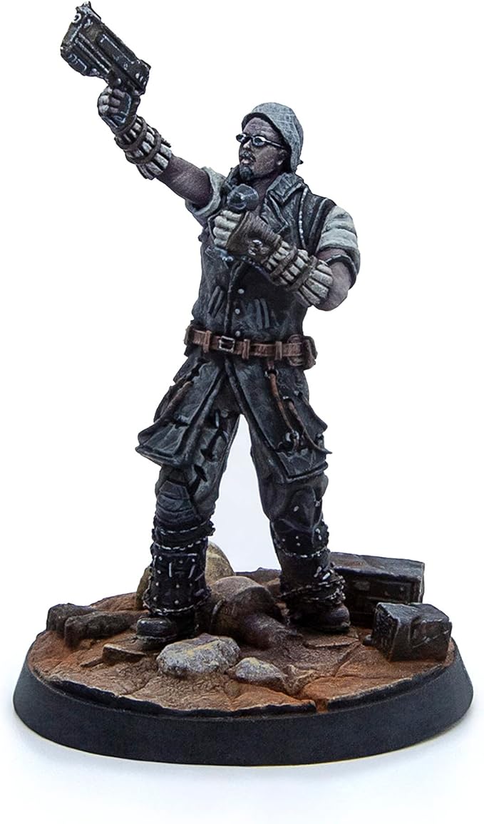 Modiphius Fallout Wasteland Warfare: Survivors: Washington Personalities - 3 Miniatures 32mm Unpainted Figures Capital Wave