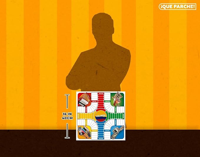 PARQUES Colombiano para 2 a 4 Jugadores Colombian Parques Board Game Parcheesi Board Game Juegos De Mesa para Adultos Productos Colombianos Colombia