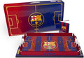 Binho Board Classic Board Game FC Barcelona Football Club Edition - 2-Player Fast-Paced Finger Flicker Pinball Family Board Game - Portable Tabletop Sports Game Set for Any Occasion