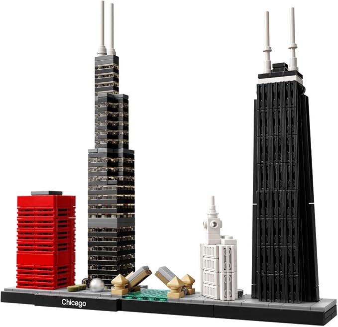 LEGO Architecture Chicago 21033 Skyline Building Blocks Set (444 Pieces)