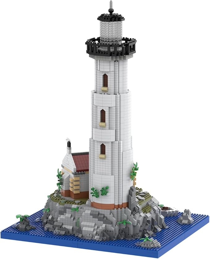Micro Mini Island Lighthouse Building Block Toys Gifts for Kids and Adults (3668 PCS)