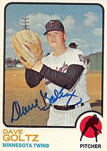 Sports Memorabilia Autograph Warehouse 245270 Dave Goltz Autographed Baseball Card - Minnesota Twins 1973 Topps - No. 148