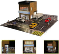 1/64 Scale Model Shop Building Scene Model with Parking Area (No Vehicles or Figures/Model 710026)