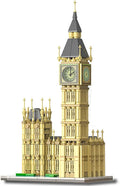 Big Ben Model Building Blocks with Simulation Clocks and Lights Famous Landmarks in London Toy Building Sets (815pcs)