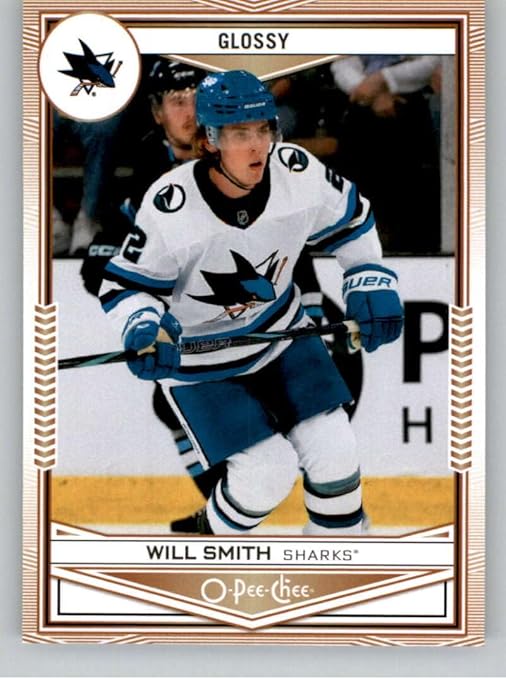 2024-25 Upper Deck Series Two OPC Glossy #OPC-45 Will Smith RC Rookie Card San Jose Sharks Official Hockey Card in Raw (NM or Better) Condition