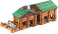 Joqutoys 170 PCS Classic Building Log Toys Wood Logs Set Set for Boy Creative Construction Educational Gift for Kids Ages 3+