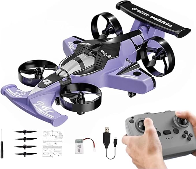 Remote Control Flying Car Foam Material Capable Of 360° Flips Easy To Control Suitable For Children Adults And Beginners Remote Control Drone Remote Control Airplane Toy Boys' Birthday Gift Toy
