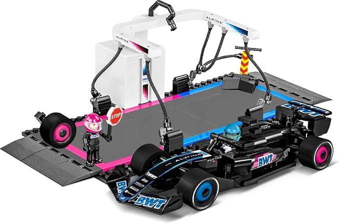 COBI BWT Alpine F1 Pit Stop Building Set 477 Pieces