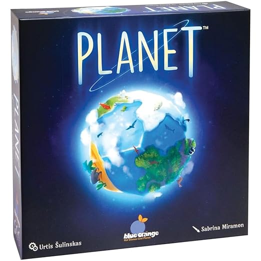 Blue Orange Games Planet Board Game - Award Winning Kids Family or Adult Strategy 3D Board Game for 2 to 4 Players. Recommended for Ages 8 &amp Up.