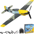 volantexrc RC Plane 4 Channel Remote Control Airplane BF109 Fighter RTF with Aileron Gyro Aerobatics &amp 3 Modes Easy to Fly Hobby Radio Controlled Aircraft for Beginners &amp Adults (Yellow)