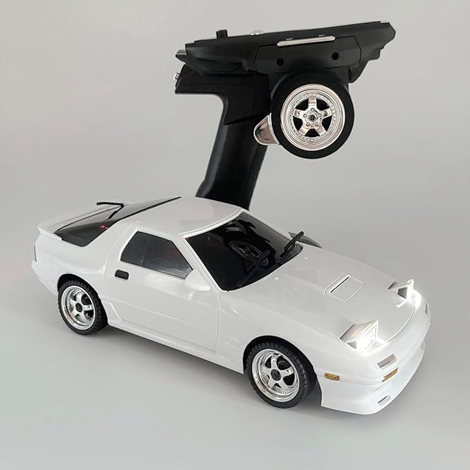 1/18 RC Drift Car with Gyro LDRC Drift Car RWD Hobby RC Car Drifting and Race with ESP Gyroscope Proportional Throttle Steering Metal Drive Shaft Independent Suspension Adult LD1802