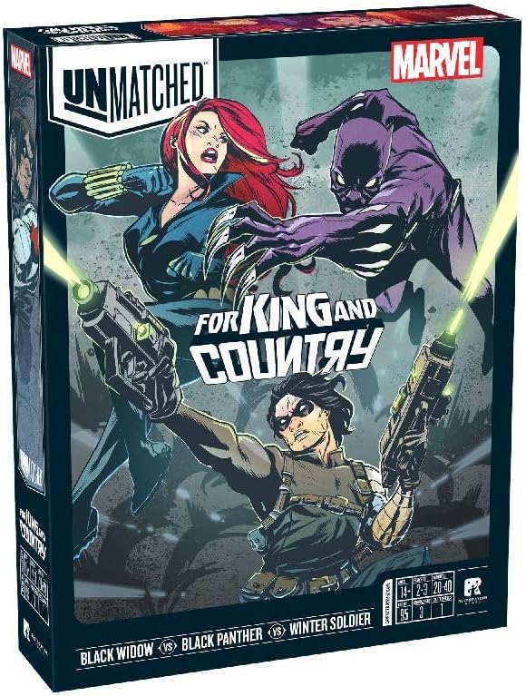 Unmatched: Marvel - for King and Country - Strategy Fighting Superhero Game for Family Teens &amp Adults by Restoration Games